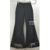 Black Palazzos with Fringes