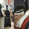 Black Palazzos with Fringes