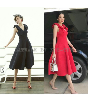 Red Trendy Diva Dress