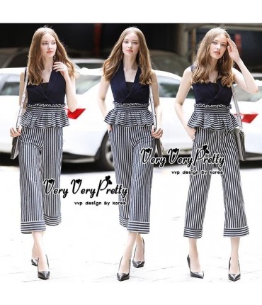 Oh So Classy Striped Co- Ord Set