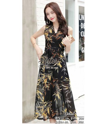Natures Bow Waistband V Jumpsuit