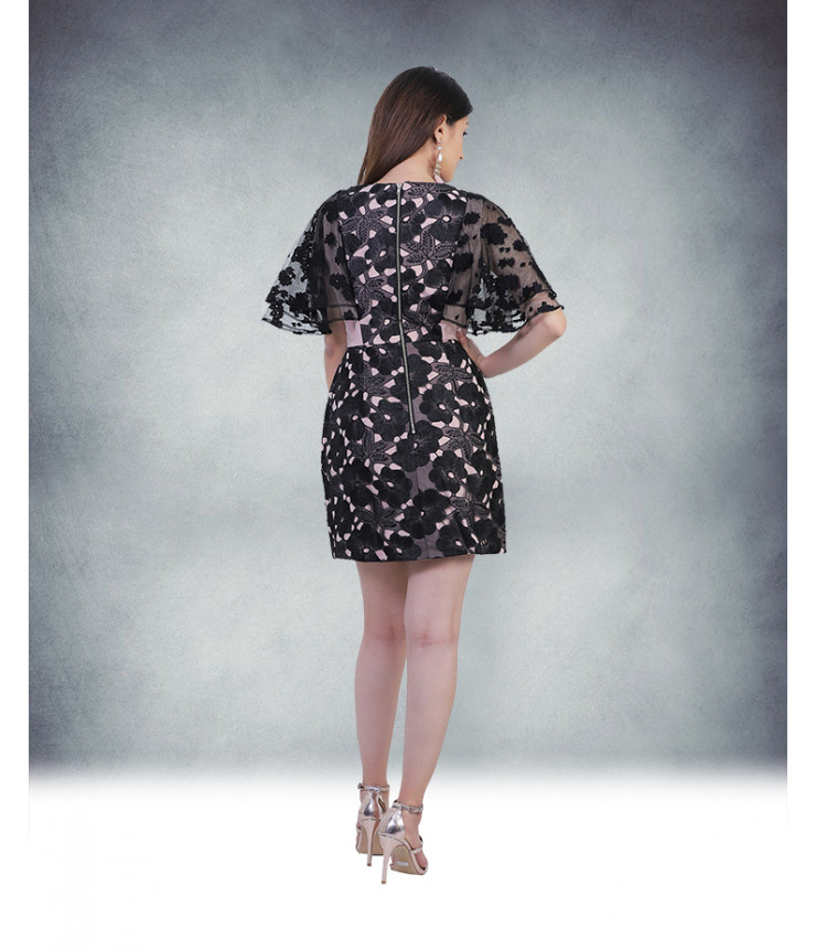 The Delightful Lace Mini Dress