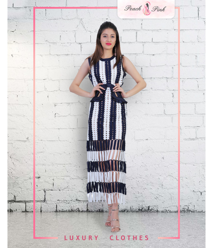 Bohemian Fringe Maxi Dress