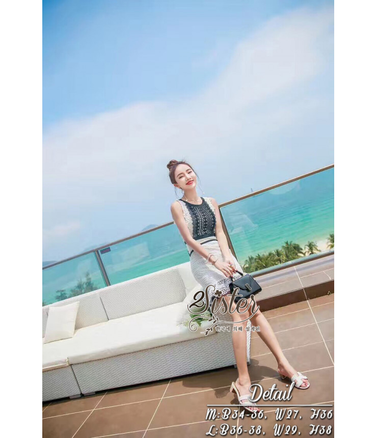 Daydream Crochet Bodycon Dress