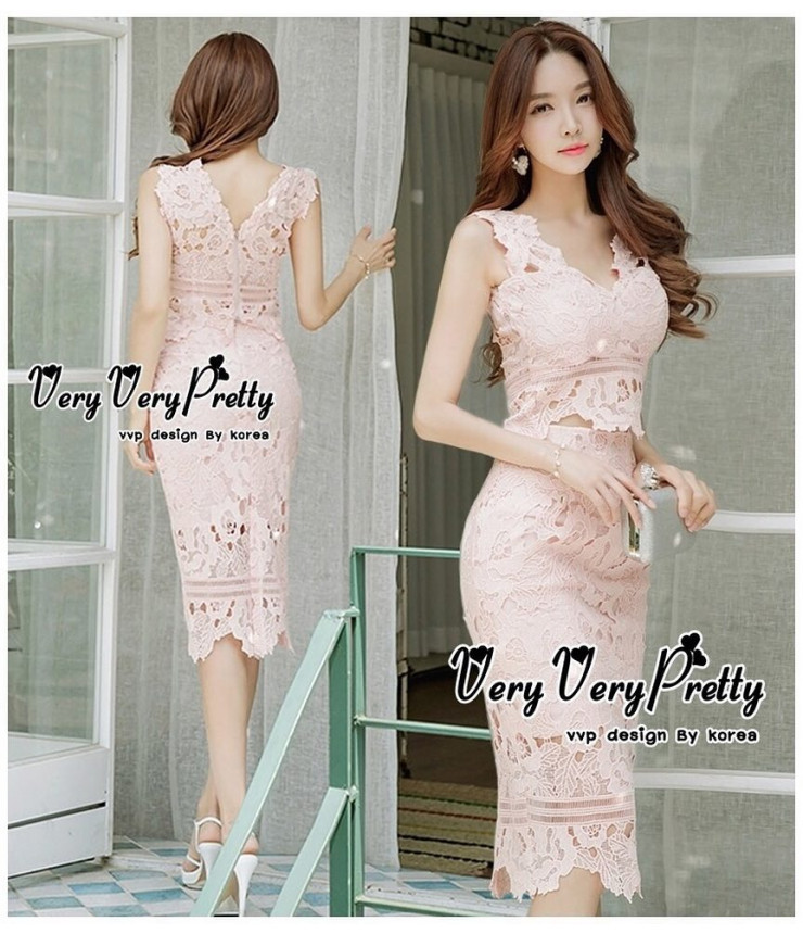 In Bloom Peach Crochet Co-ords