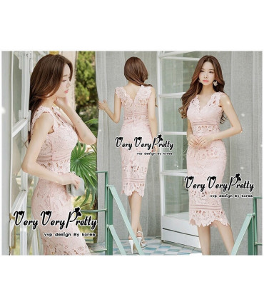 In Bloom Peach Crochet Co-ords