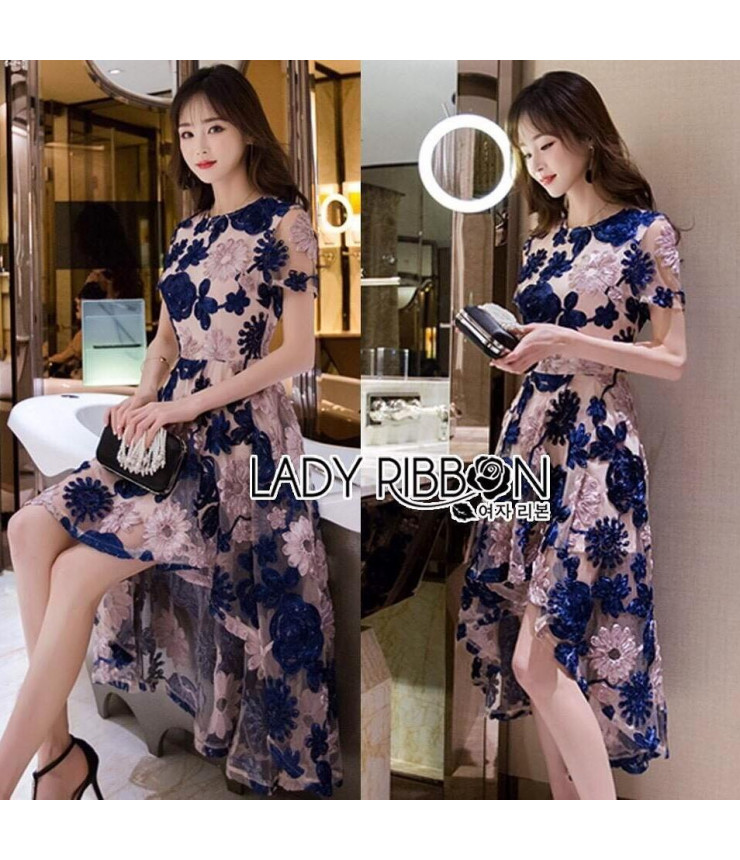 Blooming Girl Designer Lace Gown