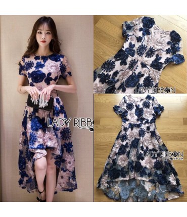 Blooming Girl Designer Lace Gown