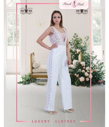 Sunday Stroll White Jumpsuit