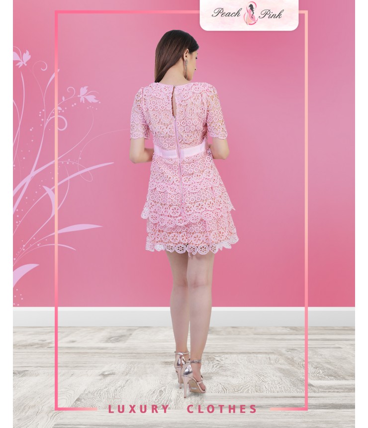 Blush Pink Mini Dress
