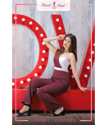 Merlot Red Planet Jumpsuit