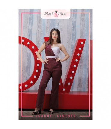 Merlot Red Planet Jumpsuit