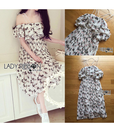Beach Time Bardot Floral Dress